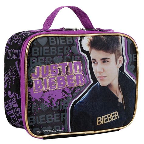 justin bieber lunch boxes for sale 